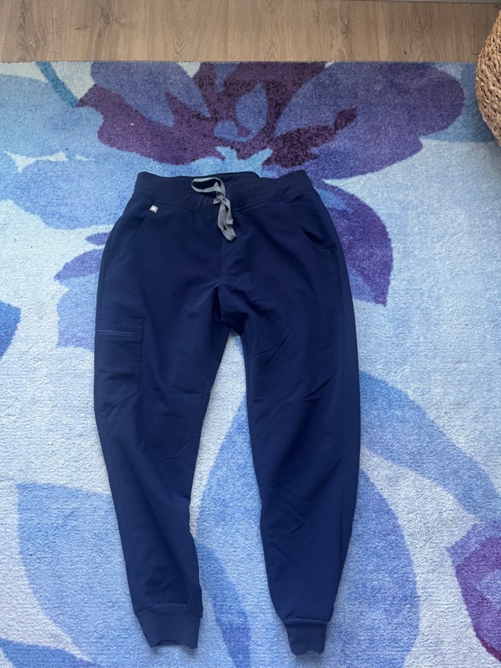 Figs Women's Navy Blue Jogger Scrub Pants